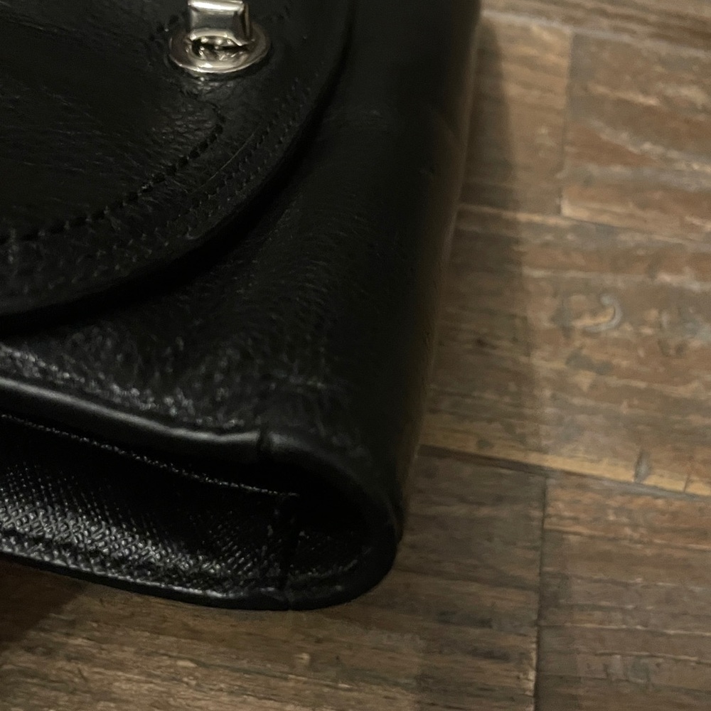 Coach Pebbled Leather Trifold Wallet🖤 - Picture 9 of 14